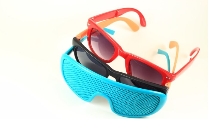 3 different sun glasses in a fun style