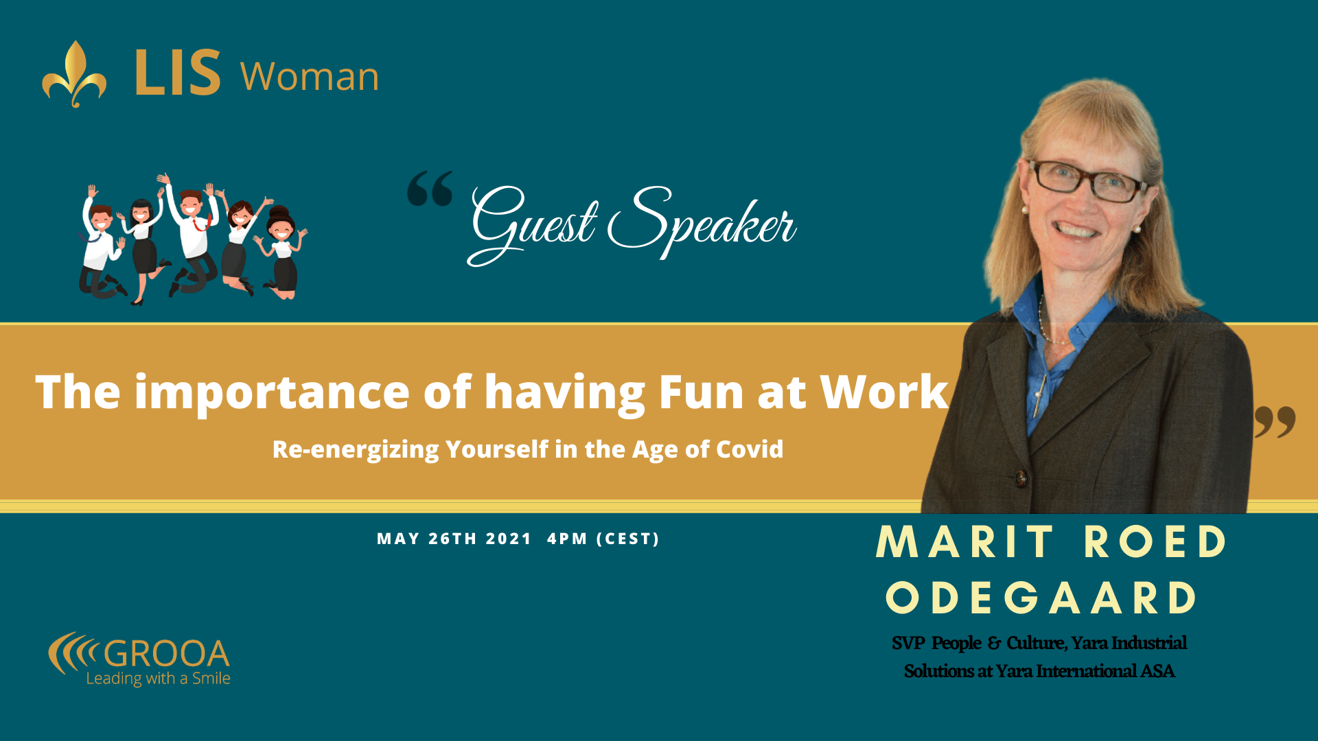 Guest Speaker - Marit Odegaard - LIS WOMAN