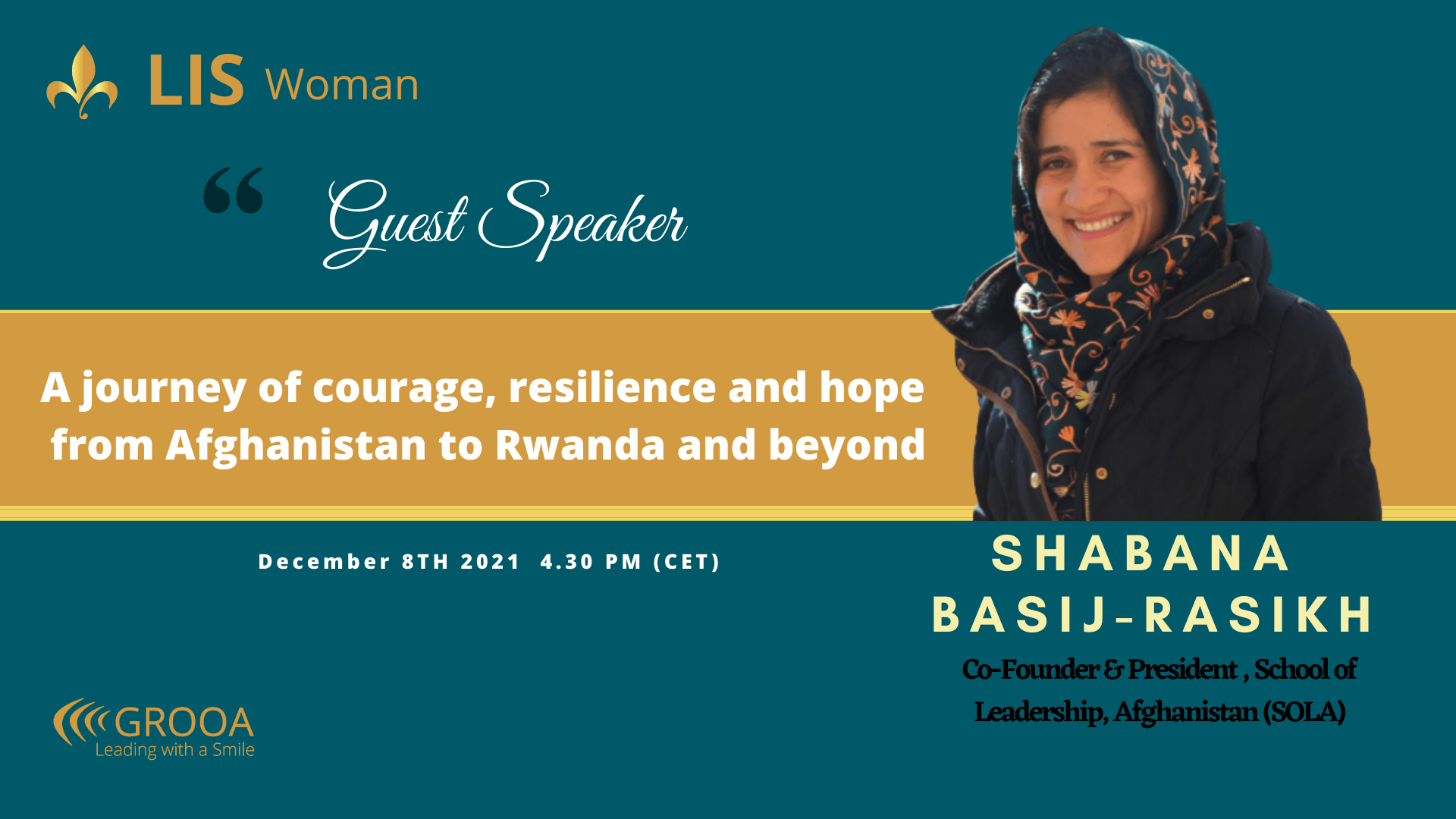 Guest Speaker - Shabana - LIS WOMAN