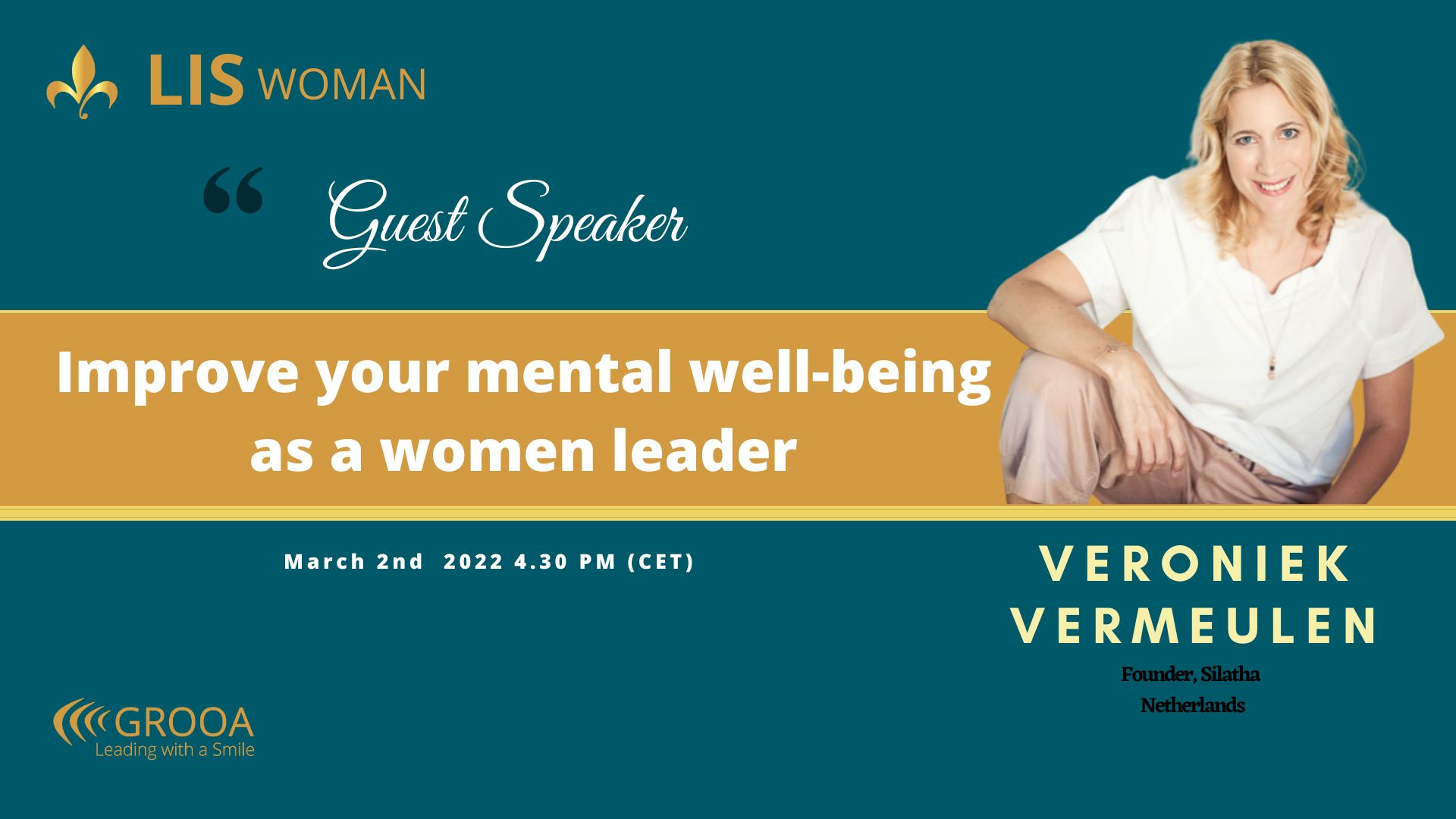 VERONIEK VEREULEN Inspirational Speaker For LIS WOMAN Grooa AS