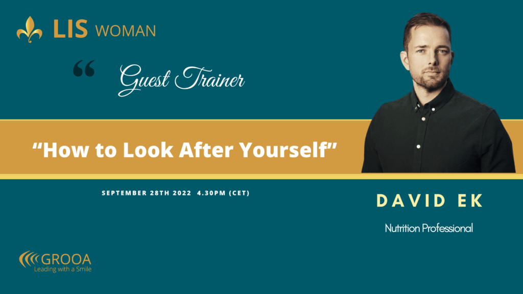 David Ek Inspirational Speaker for LIS woman Grooa 